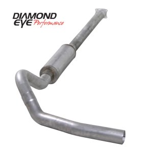 GMC 3500 Performance Exhaust - Diamond Eye Performance - Cat Back, Single - `01-`05